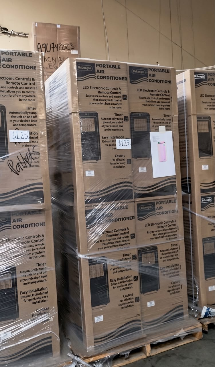 Palette de Climatiseurs Mobiles De'Longhi 12500 BTU - Image 3